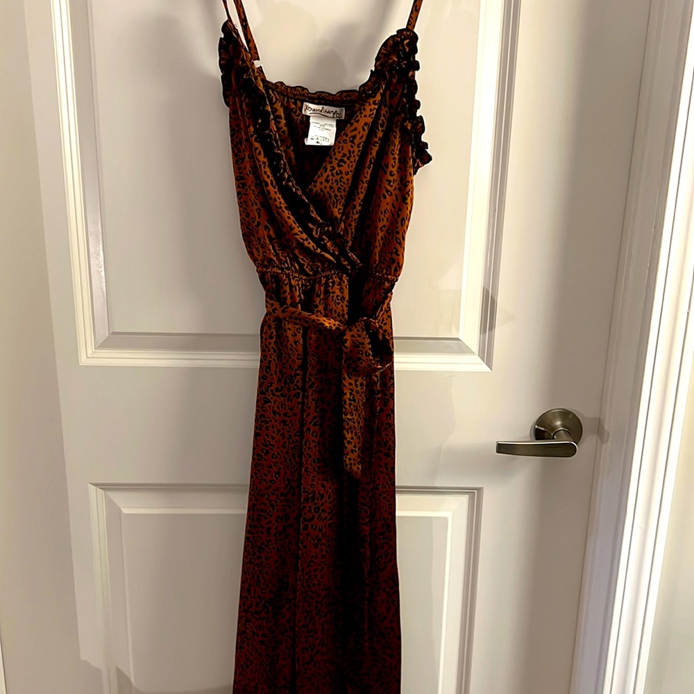 Cheetah print jumpsuit